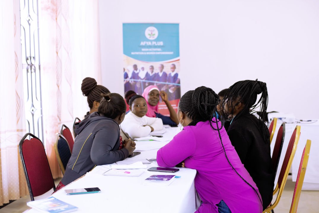 Training session for community trainers